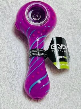 Eyce brand Spiral Spoon Silicone/Glass Hand Piece